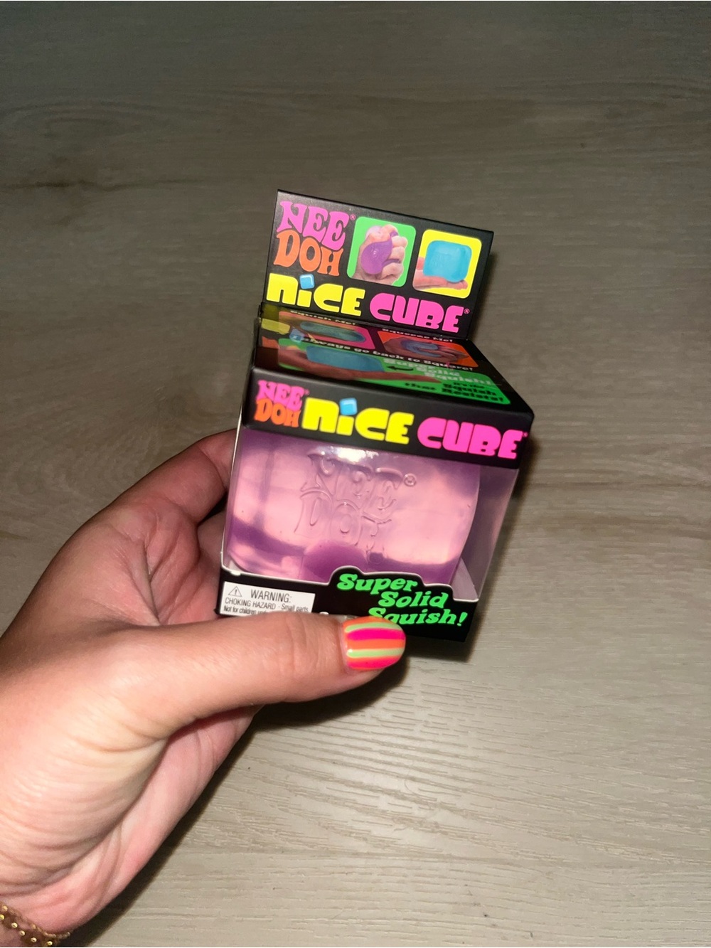 Target NeeDoh Nice Cube purple Super Solid Squish Toy
